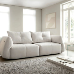 Canapé Droit Convertible avec Assise Électrique CAMARO - 254 x 115 cm 
