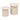 2 tables gigognes Eino Beige, 40x40x38 cm