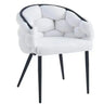 Chaise ballon pieds noirs 