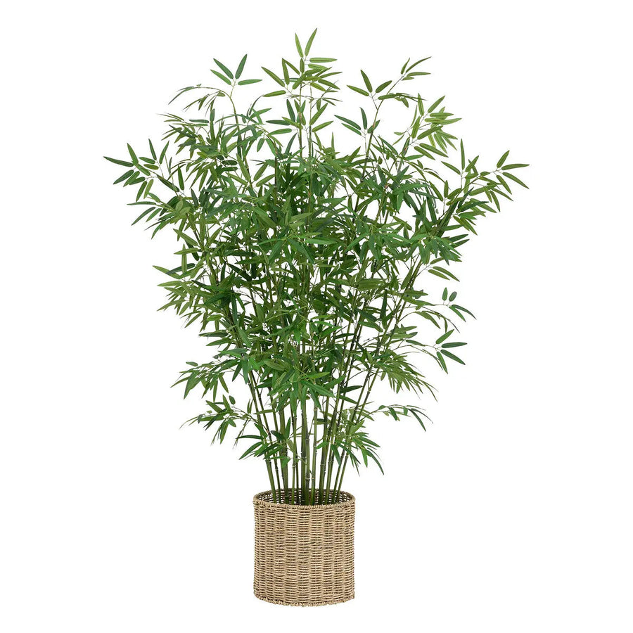Bambou artificiel, pot naturel H. 150 cm