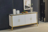 Buffet Baroque Marbre Doré 