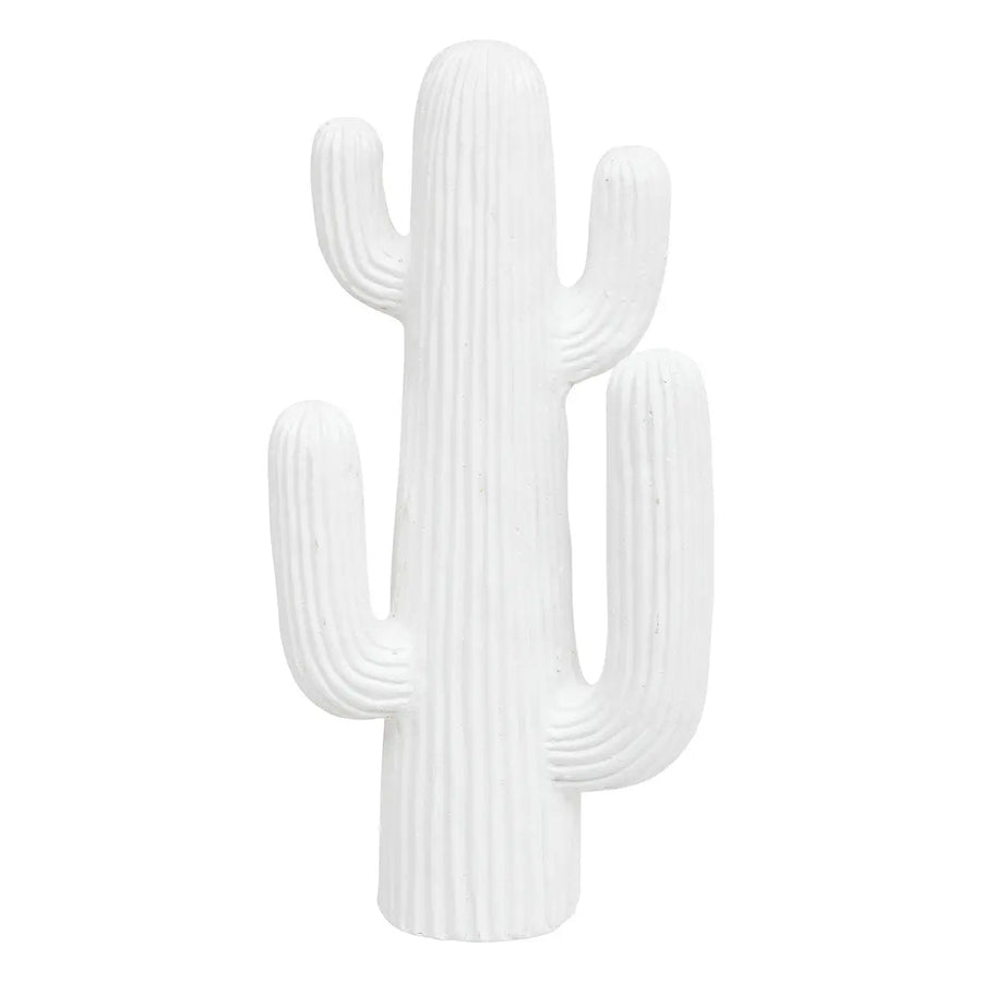 Cactus déco Rodrigo Blanc, H.38 cm