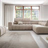 Canapé d'angle convertible avec coffre de rangement ZURA REC - 292 x 219cm 