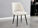Chaise Nuage pieds noirs 