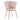 Chaise coquillage Rose pieds dorés 