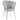 Chaise coquillage pieds argentés