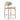Chaise de Bar LULU - 66 x 51 cm - Par lot de 2 