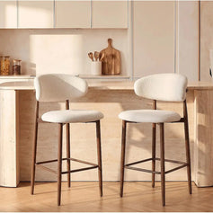 Chaise de Bar LULU - 66 x 51 cm - Par lot de 2 
