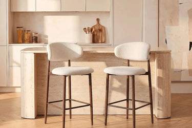 Chaise de Bar LULU - 66 x 51 cm - Par lot de 2 