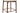 Chaise de Bar LULU - 66 x 51 cm - Par lot de 2 