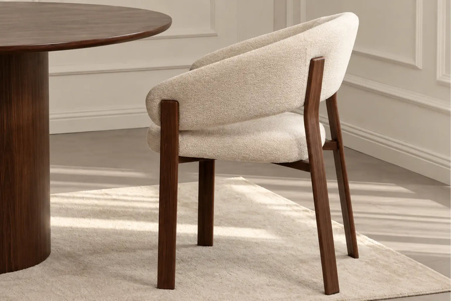 Chaise de salle à manger COZY - 59 x 58 cm - Par Lot de 2