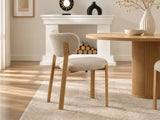 Chaise de salle à manger LUMA - 53 x 52 cm - Par Lot de 2