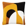 Coussin Hary Jaune moutarde, 45x45 cm 