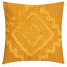 Coussin Inca Jaune moutarde, 40x40 cm 