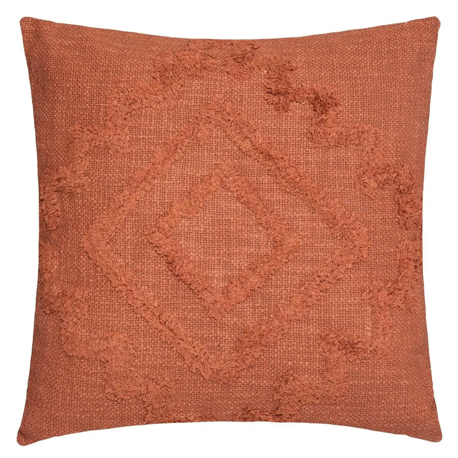 Coussin Inca Rose terracotta, 40x40 cm