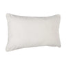 Coussin Lilou Blanc ivoire, 30x50 cm 
