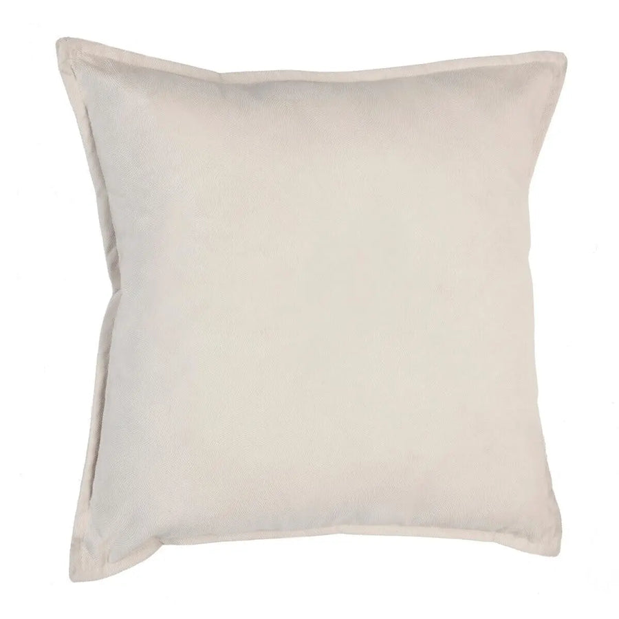Coussin Lilou Blanc ivoire, 45x45 cm