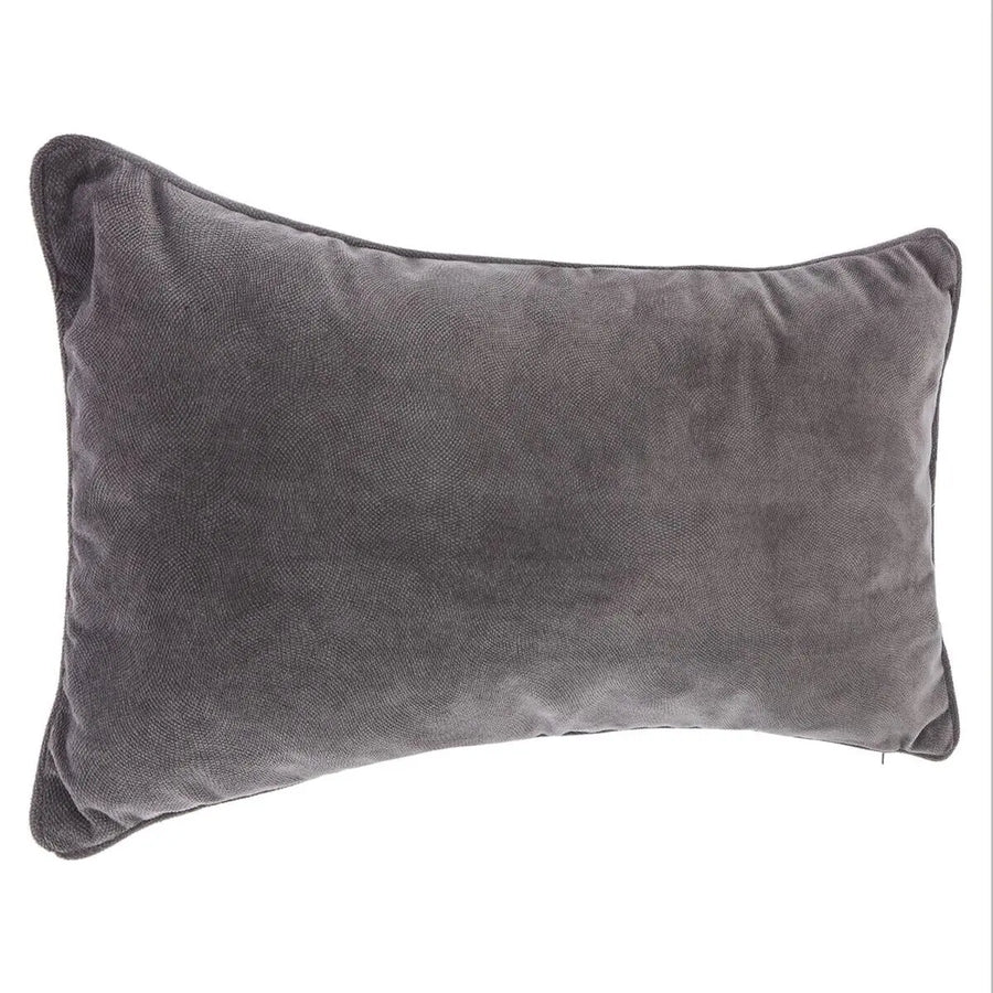 Coussin Lilou Gris ardoise, 30x50 cm
