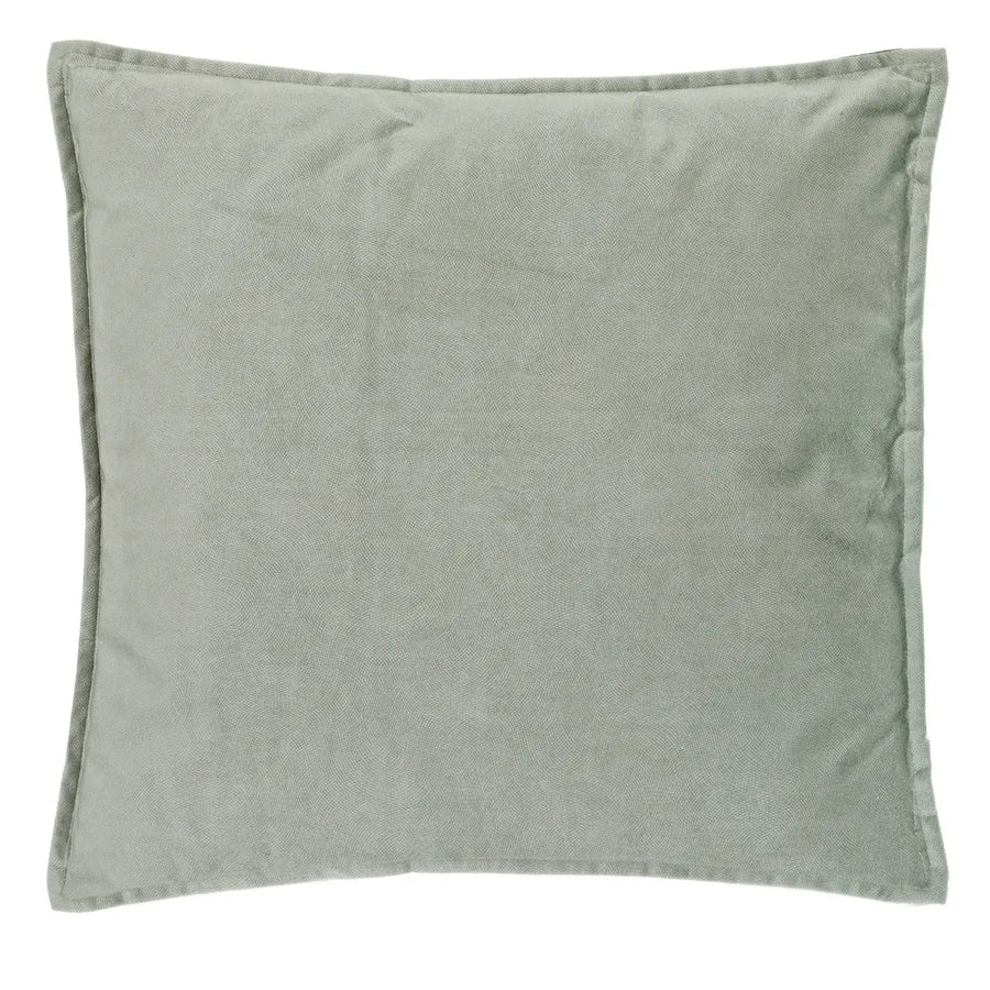 Coussin Lilou Vert céladon, 45x45 cm