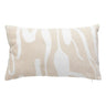 Coussin jacquard Madini Beige Lin, 30x50 cm 
