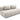 DOTE 3FBA - Canapé droit convertible avec rangement - 217 x 134cm 