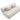 DOTE 3FBA - Canapé droit convertible avec rangement - 217 x 134cm 