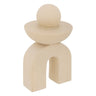 Déco à poser organique Wavy bliss Céramique, Beige, H.18 cm 