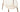 Fauteuil Raina Teck, Tressé coton blanc 