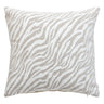 Housse de coussin Jeni, chenille Beige lin, 40x40 cm 
