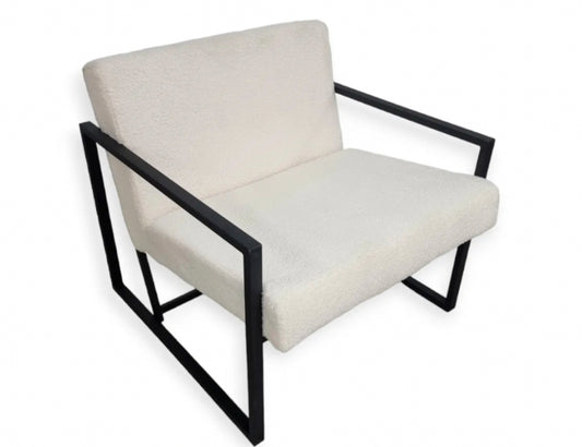 Fauteuil Keny pieds noirs