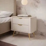 LANTEA - Chevet de chambre style modern - 63 x 38 x 55CM 