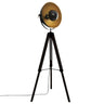 Lampadaire trépied Lahti Métal noir, H.156 cm 