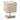 Lampe Toxey Beige, H.21 cm