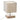 Lampe Toxey Beige, H.21 cm 