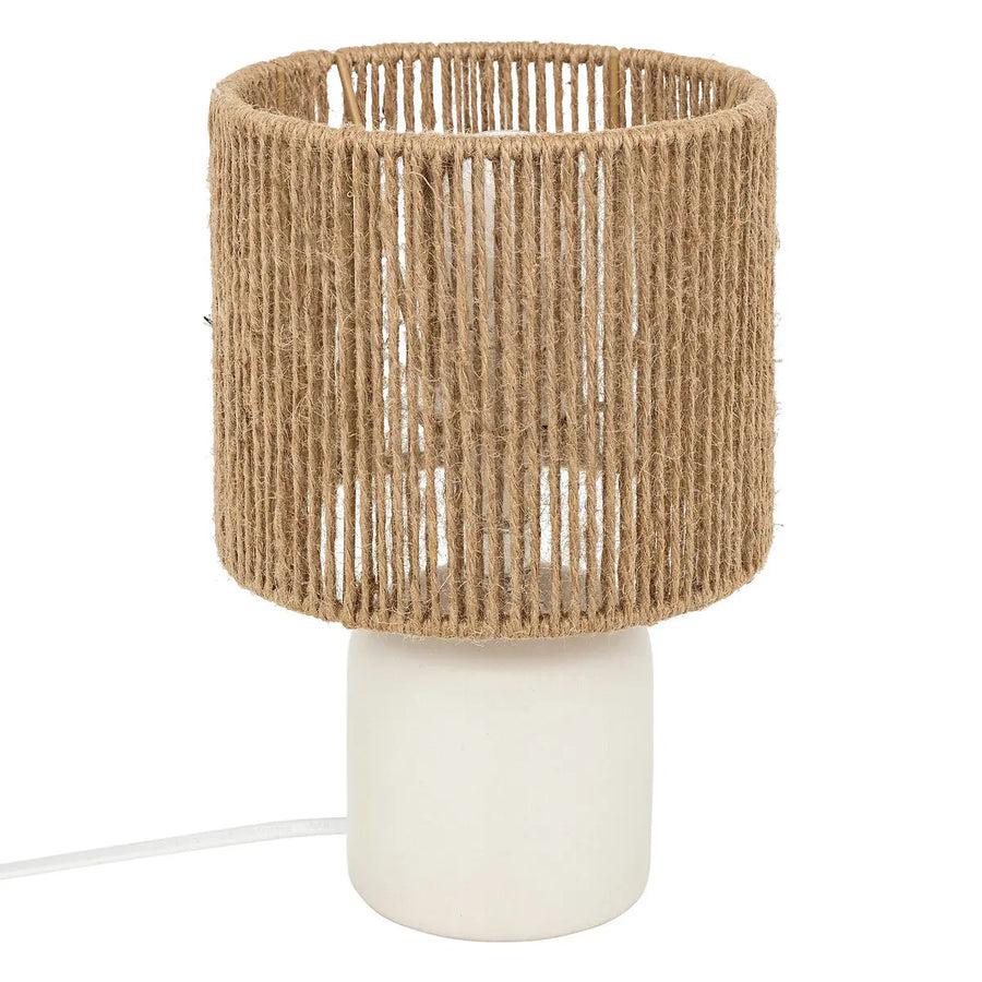 Lampe à poser Koby Blanc, H.24 cm