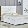 Lit Gold Marc En Similicuir Blanc Ma boutique