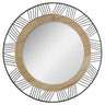Miroir Joe Métal noir, D.45 cm 