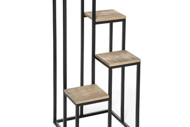 Porte-plante 4 plateaux Pin, H.88 cm 