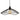 Suspension filaire Galt Métal noir, D.34 cm