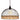 Suspension filaire Suwa Métal noir, D.35 cm