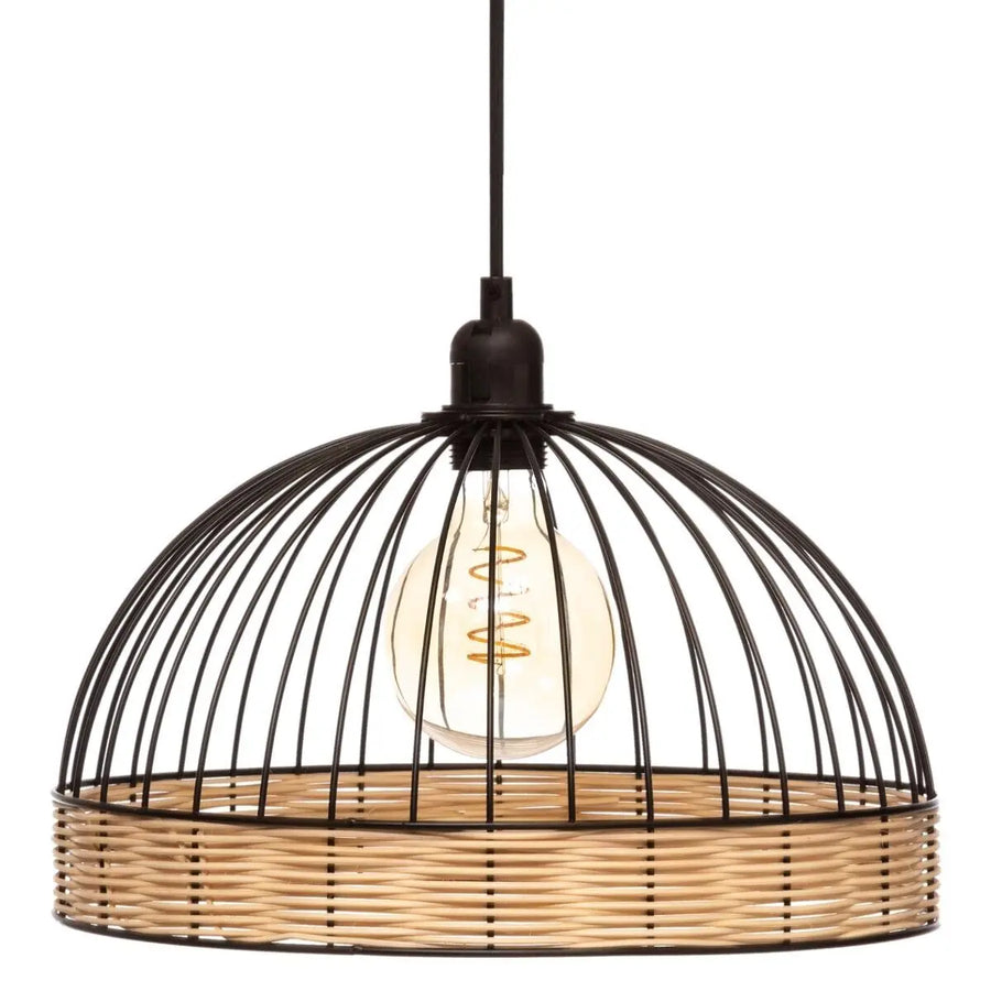 Suspension filaire Suwa Métal noir, D.35 cm