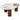 Table Basse de Salon DONA - 120 x 80 x 35 cm 
