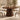Table extensible ANAIS noyer avec 4 chaises bouclette, table 4 personnes