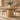 Table de Salle à Manger Extensible en Bois Massif OVANA - de 160 cm à 200 cm 
