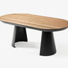 Luma - Table de Repas Extensible Ovale - De 206 à 406 cm 