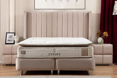 Tokyo Premium - Lit avec tête de lit et coffre de rangement -  de 140 à 180 cm 