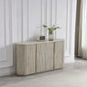 Zenith - Buffet de salon Effet Travertin - 180 x 40 cm 